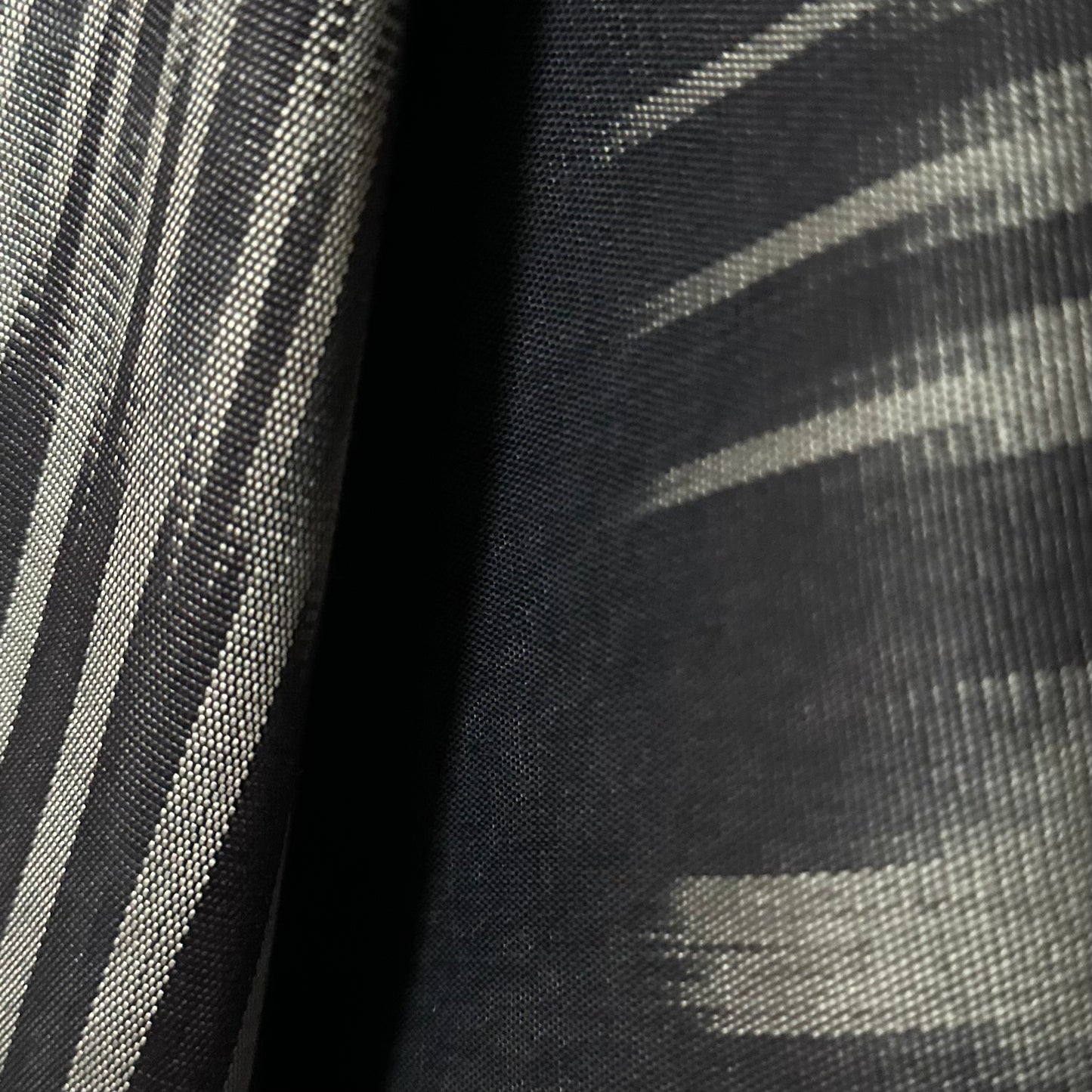Ottoman Court Black Silk Ikat Kaftan