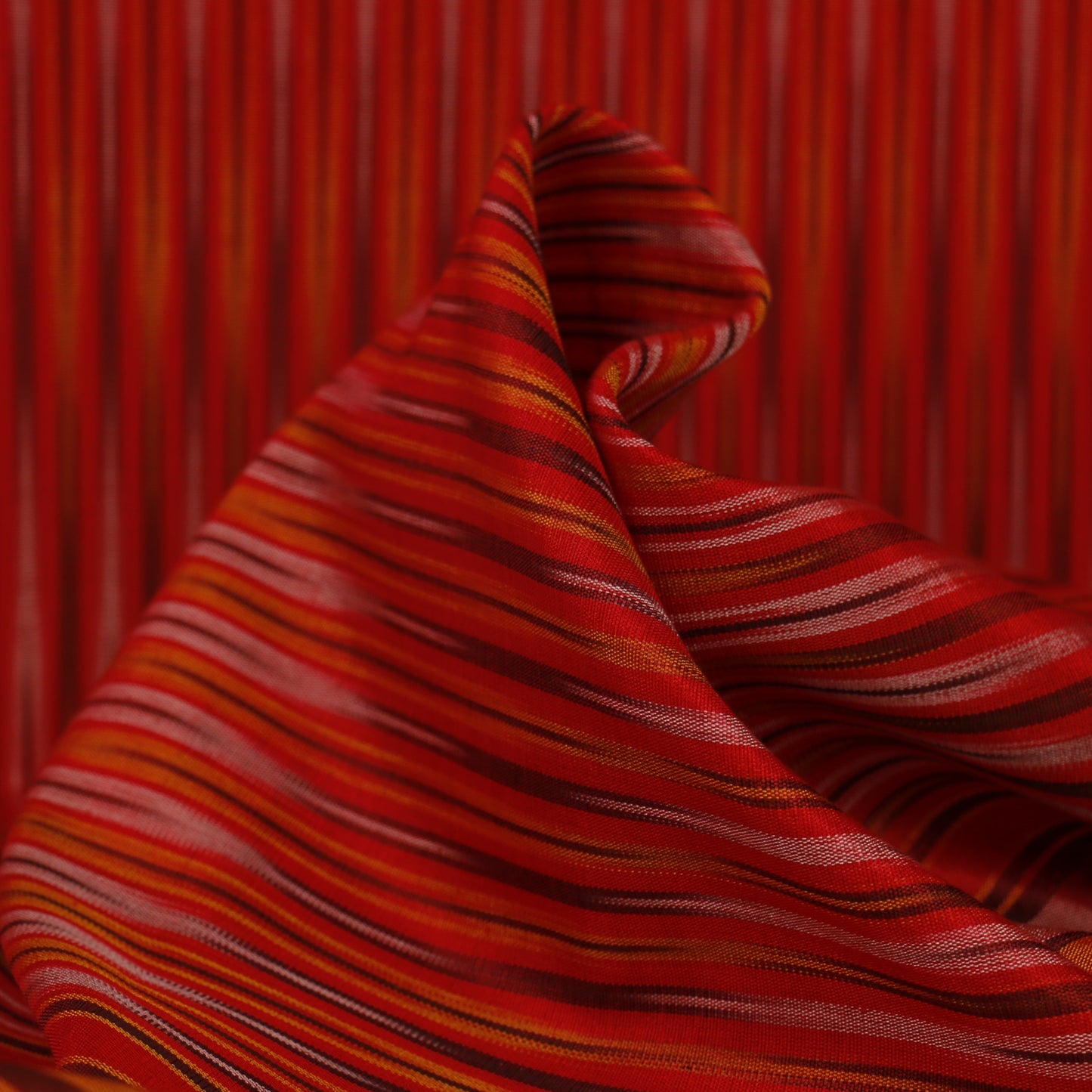 Ottoman Red Silk Pesthemal Kimono