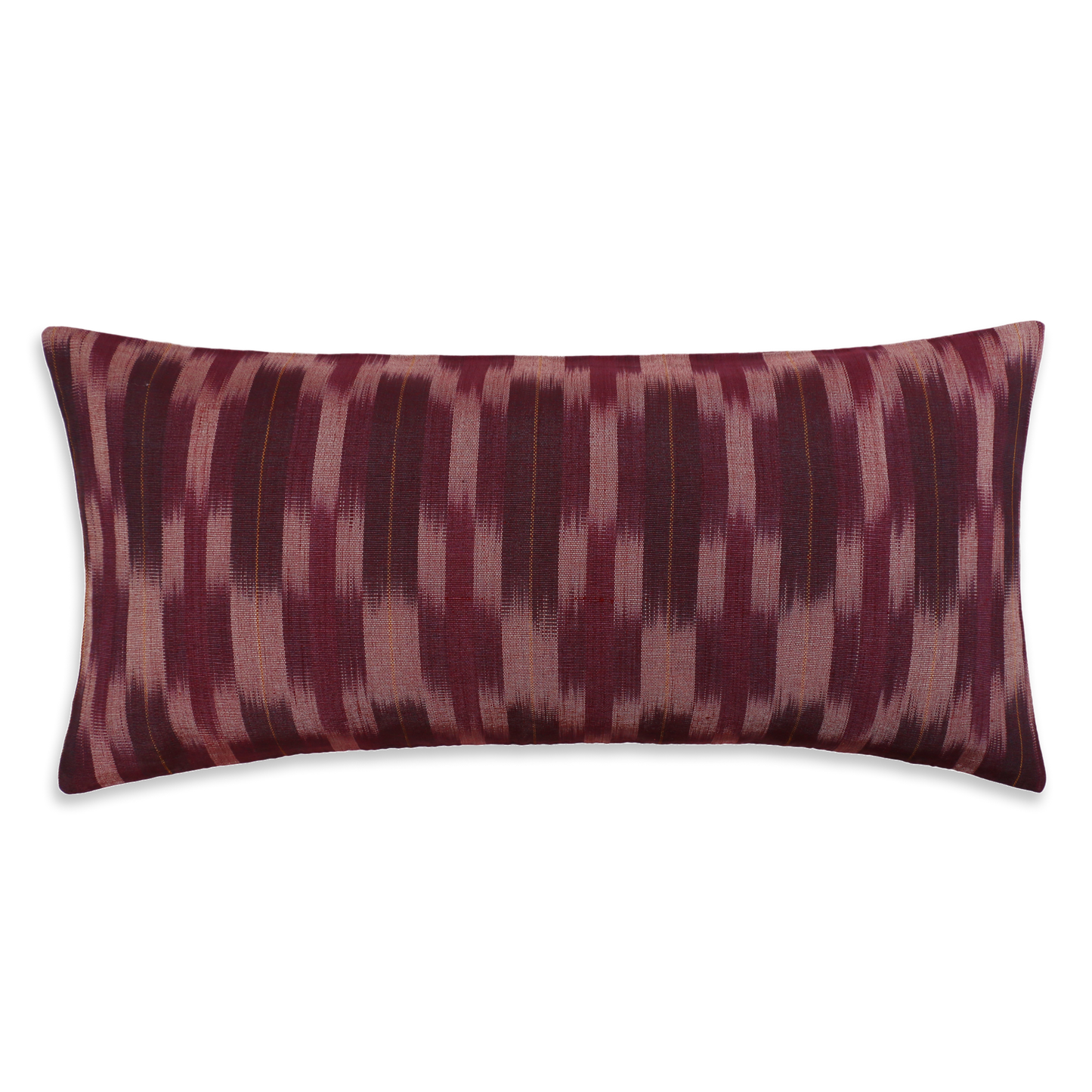 Burgundy Ikat Motif Kutnu Cushion