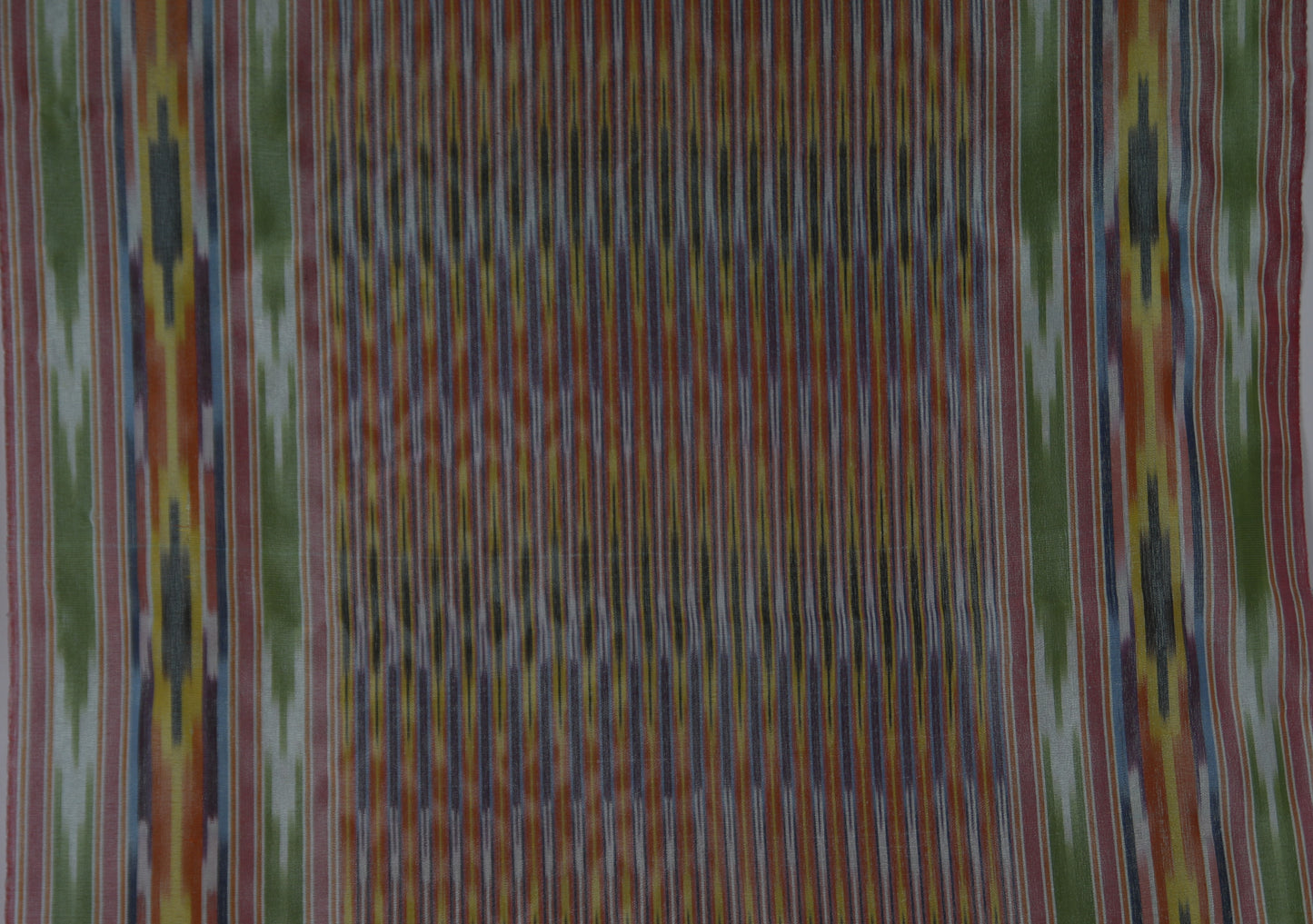 Ottoman Handwoven Green Pesthemal Ikat Kutnu