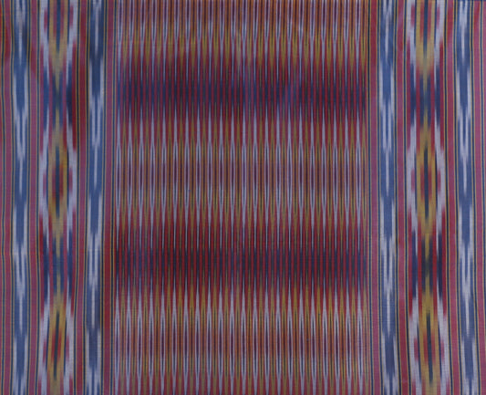 Ottoman Blue Pesthemal Ikat Kutnu