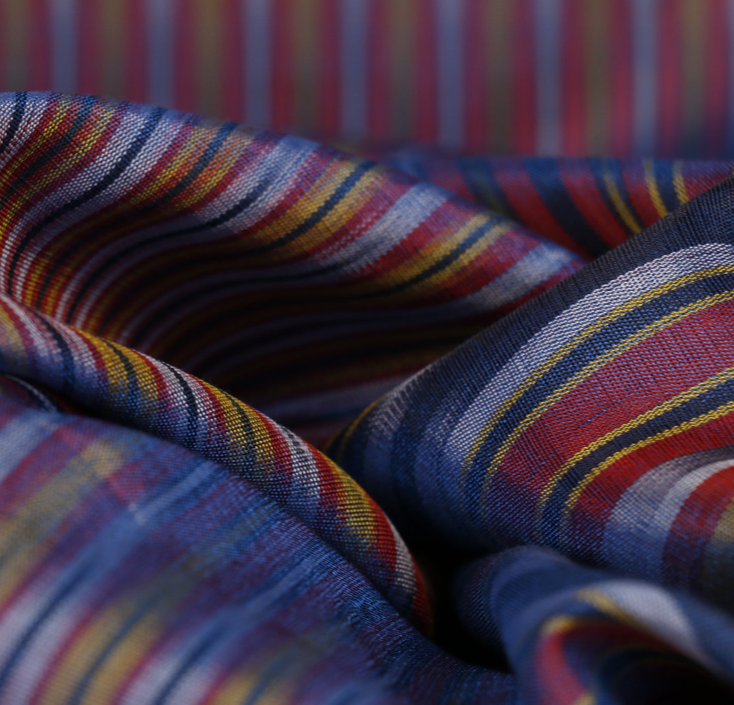 Ottoman Blue Pesthemal Ikat Kutnu