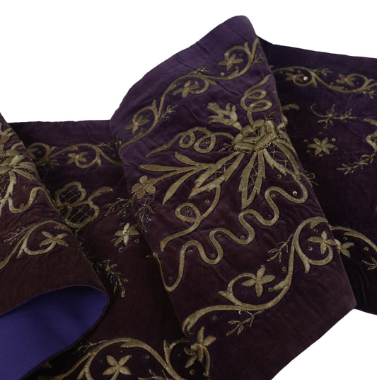 Ottoman Antique Embroidery Gold Metallic Thread (Late 19th Century)