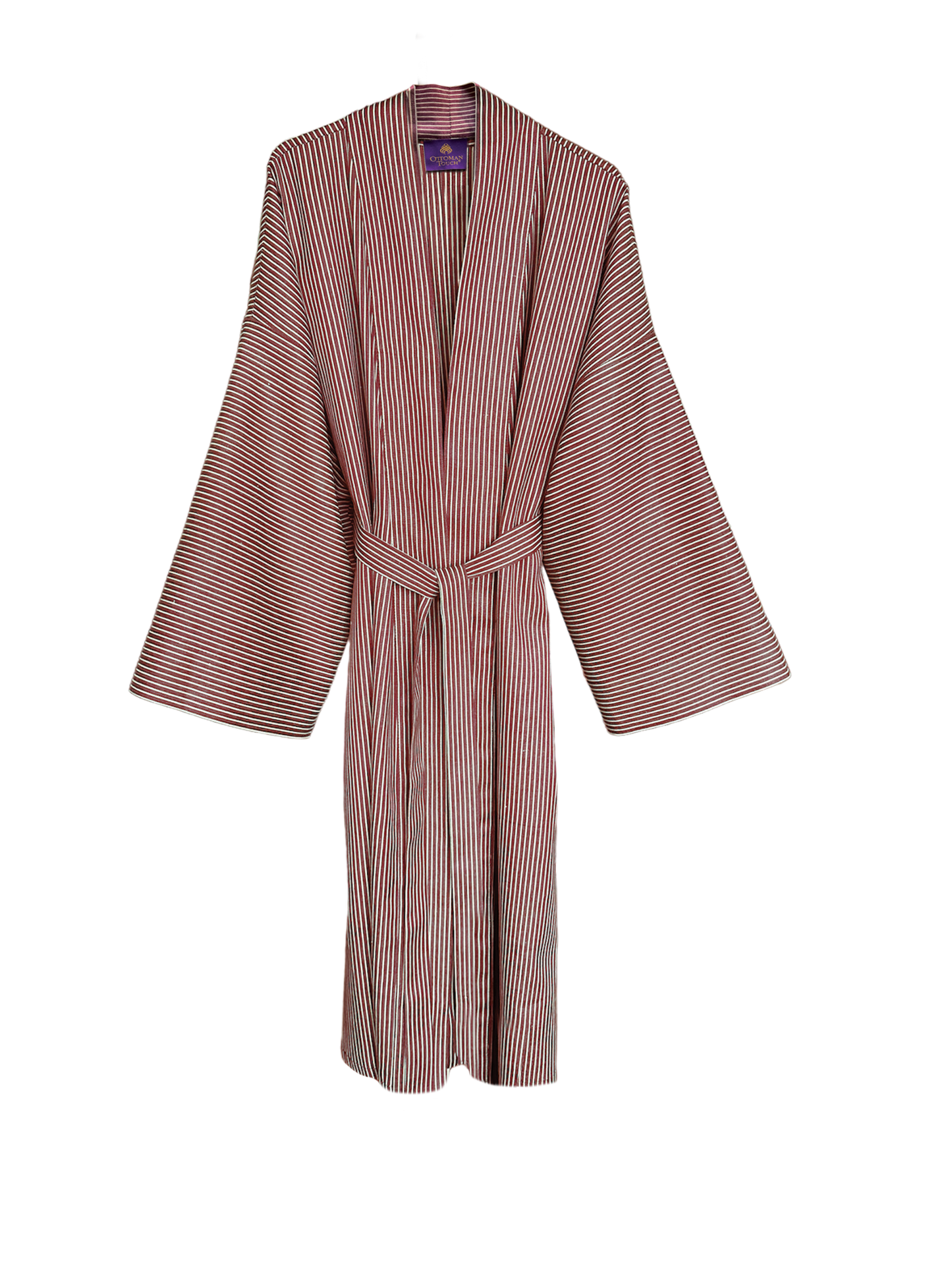 Ottoman Court Silk Striped Kimono