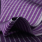 Ottoman Court Silk Purple and White Stripe Cushion
