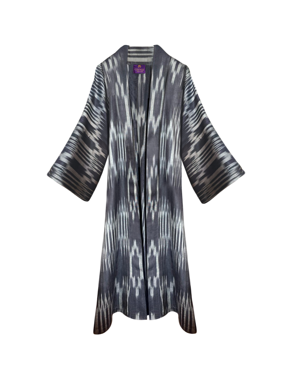 Ottoman Court Black Silk Ikat Kaftan – Ottoman Touch