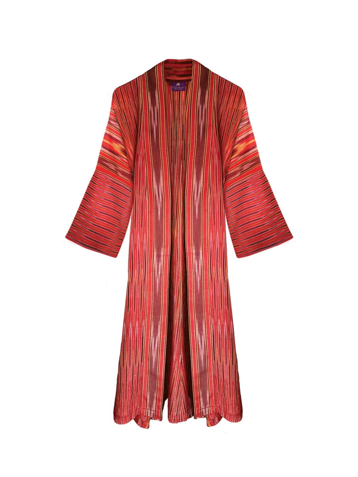 Ottoman Red Silk Pesthemal Kimono