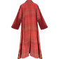 Ottoman Red Silk Pesthemal Kimono