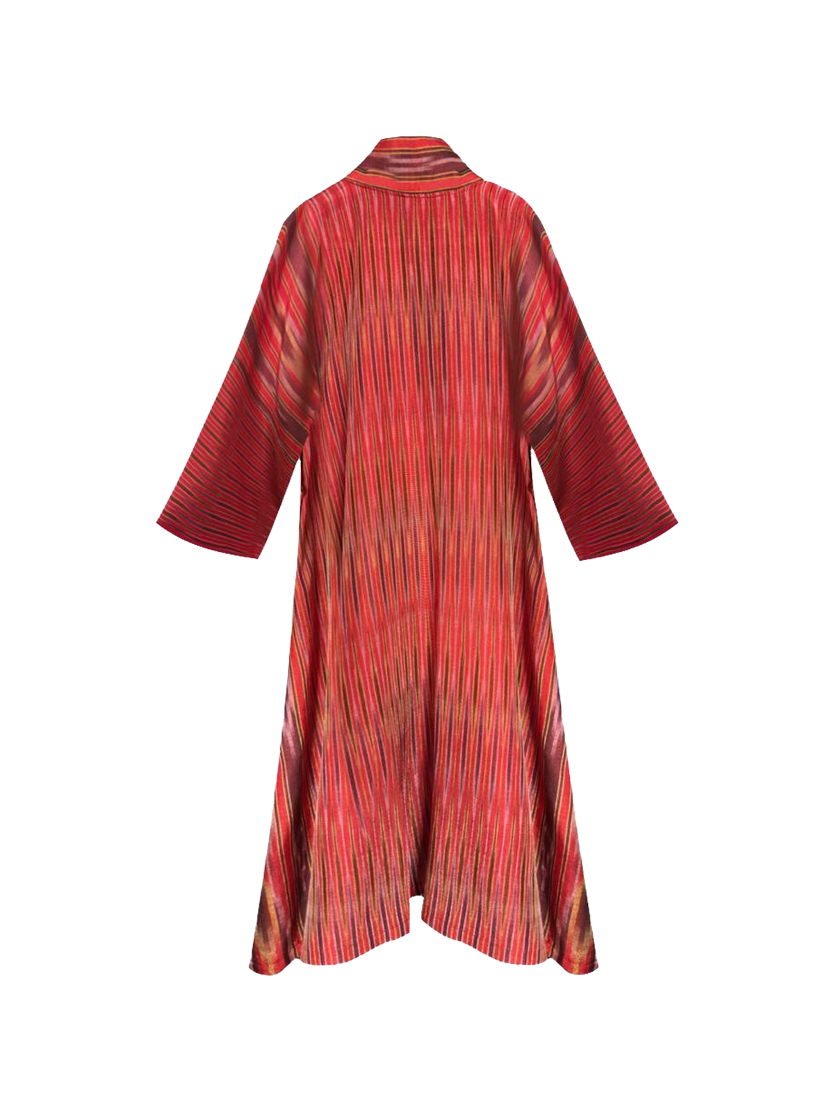 Ottoman Red Silk Pesthemal Kimono