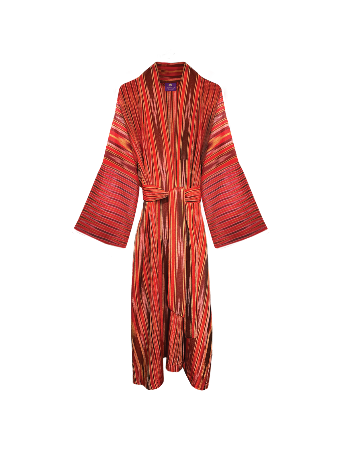 Ottoman Red Silk Pesthemal Kimono