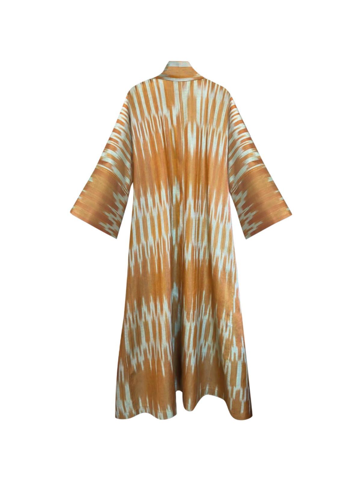 Ottoman Court Yellow Ikat Kaftan