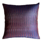 Ottoman Court Silk Ikat Pesthemal Motif Blue Cushion