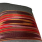 Ottoman Court Silk Ikat Pesthemal Motif Red and Grey Cushion
