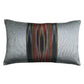 Ottoman Court Silk Ikat Pesthemal Motif Black and Grey Cushion