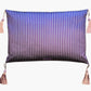 Ottoman Court Silk Purple and White Stripe Cushion