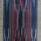 Ottoman Court Silk Ikat Pesthemal Motif Blue and Grey Cushion