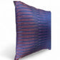 Ottoman Court Silk Ikat Pesthemal Motif Blue Cushion