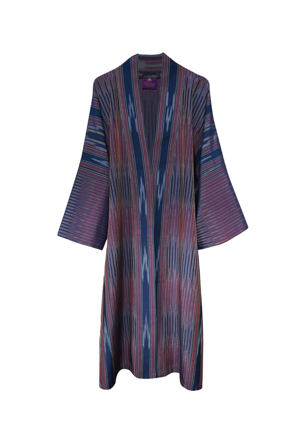 Ottoman Blue Silk Pesthemal Kimono