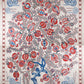 Ottoman Silk Sultan's Pomegranate Tree Embroidered Suzani Tapestry