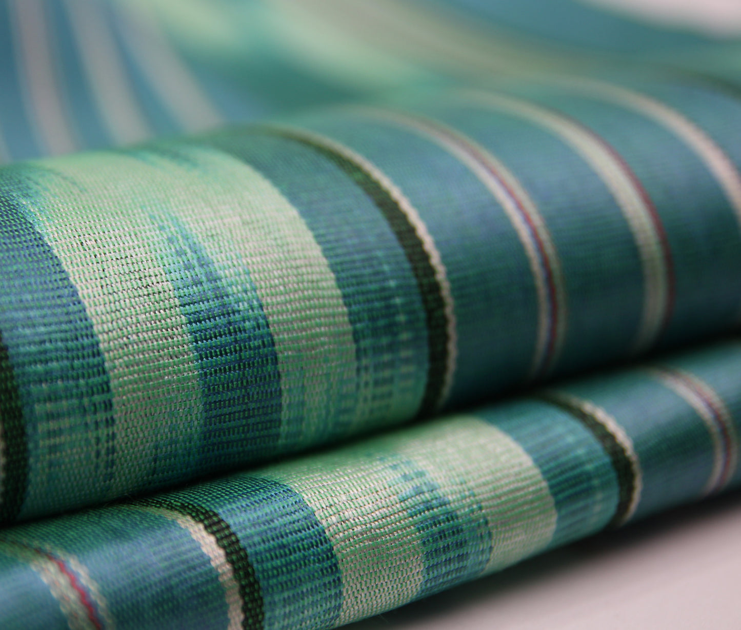 Ottoman Court Green Ikat Stripes Kutnu