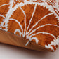 Silk Ikat Velvet Kalahari Brown Carnation Cushion