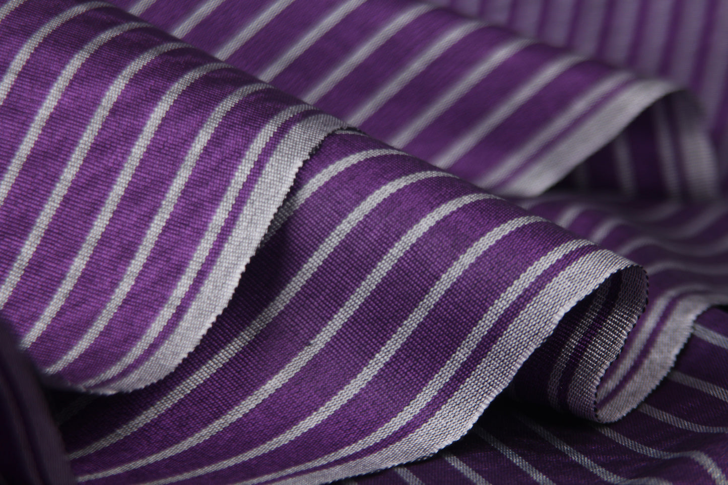 Ottoman Handwoven Violet Stripes Kutnu