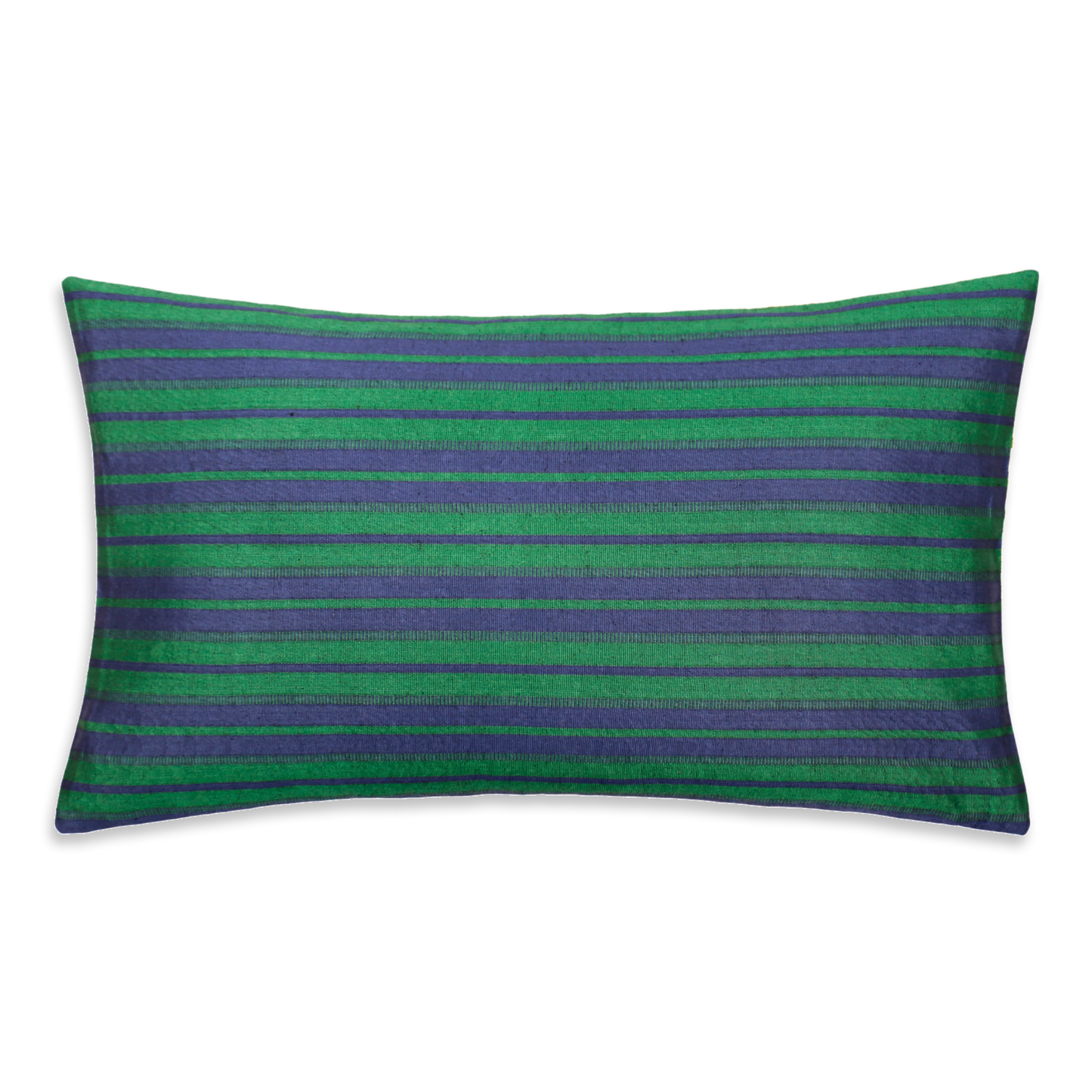Green and Blue Stripes Kutnu Cushion