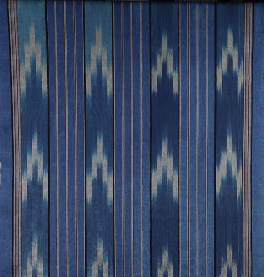 Ottoman Court Blue Ikat Kutnu