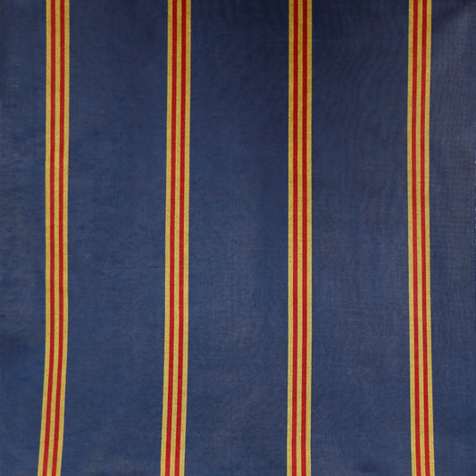 Ottoman Antique Red Stripes Silk Kutnu
