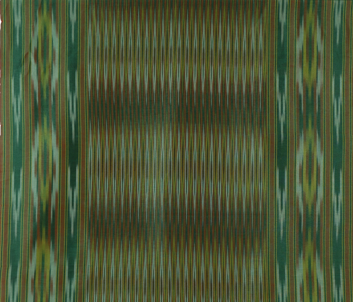 Ottoman Peshtemal Green Ikat Kutnu