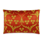 Silk Embroidered Suzani Red Chintamani Cushion