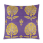Silk Embroidered Suzani Purple Carnation Cushion
