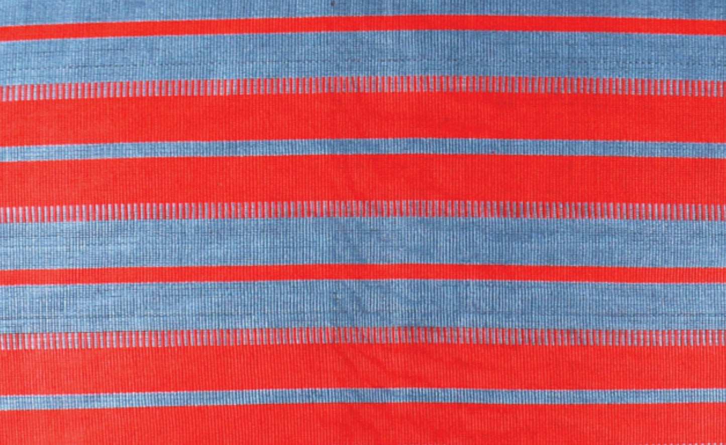 Red and Blue Stripes Kutnu Cushion