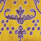 Silk Embroidered Suzani Yellow Chintamani Cushion