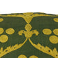 Silk Embroidered Suzani Green Cushion